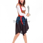 Disfraces Piratas Capitán Ropa de Halloween para Mujer