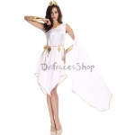 Disfraz de Diosa Griega  Elegante Blanca para Mujer
