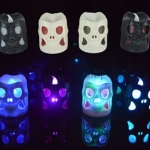 Decoraciones de Halloween en Forma de Vela Brillante