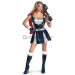 Disfraces Vestido Comic Thor Heroes de Halloween para Mujer