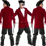 Disfraces de Pirata Un Ojo Jack Caribeño Ropa de Halloween