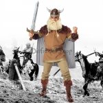 Disfraz de  Guerrero Vikingo Traje Nuevo para Adulto