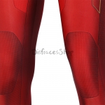 Disfraz de Flash Temporada 8 Barry Allen Traje Versión Botas - Personalizado