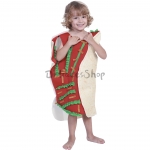 Disfraces de Burrito de Comida Mono Halloween para Niños