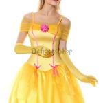 Disfraces Princesa Campana Vestido de Halloween Para Mujer