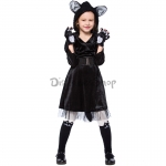 Disfraz de Animal Gato Negro Lindo de Infantil