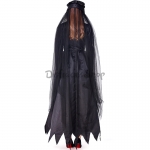 Disfraz de Novia Fantasma Zombie Negra para Mujer