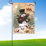Impresión de Patrón de Muñeco de Nieve Decoraciones de Navidad