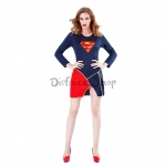 Disfraces  Superman de Capa Halloween para Mujer