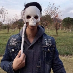 Máscara de Halloween Horror Esqueleto de Mano