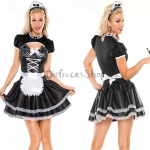 Disfraces Sirvienta Sexy Mini Vestido de Halloween para Mujer