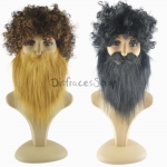 Decoraciones de Halloween Peluca de Barba Grande Aborigen
