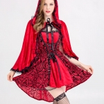 Disfraces Caperucita Roja Vestido Gótico de Halloween