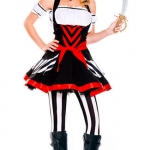 Disfraces Piratas Ropa de Juego de Halloween para Mujer