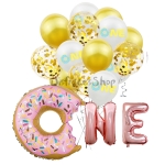 Donut Un Bebé de 1 Año Globos de Cumpleaños