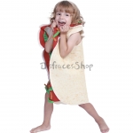 Disfraces de Burrito de Comida Mono Halloween para Niños