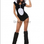 Disfraces de Panda Traje de Piel Gruesa de Halloween para Mujer