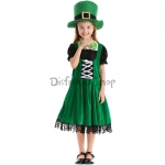 Disfraz de Duende Irlandés Enano del Día de San Patricio de Infantil