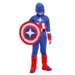 Equipo de Disfraz de Capitán América para Niños