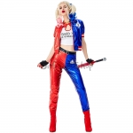 Disfraces Suicide Team Clown Girl Vestido de Harley Quinn de Halloween