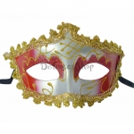 Máscara de Adornos Dorados de Decoraciones de Halloween