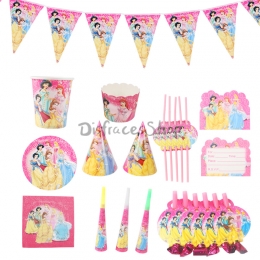 Dibujos Animados de Vajilla Equipo de Impresión de las Seis Princesas