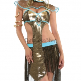 Disfraces Egipcia Vestido de Tul de Diosa Sexy de Halloween