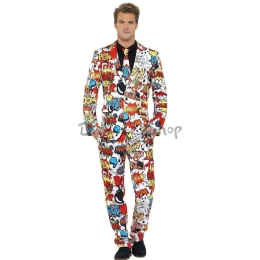 Disfraces Divertidos Traje de Perfil de Caramelo de Halloween