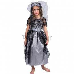 Disfraces de Novia Fantasma Vestido de Halloween para Niñas