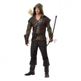 Disfraces de Robin Hood Flecha Verde Traje Halloween para Hombre