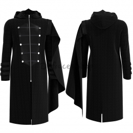 Disfraces Militares Abrigos de Época con Capa para Hombres