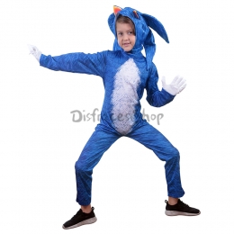 Disfraz Anime Traje de Sonic the Hedgehog Cosplay para Niños