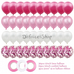 Puré 7 Colores Globos de Cumpleaños