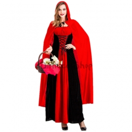 Disfraces Caperucita Roja Estilo Retro de Halloween