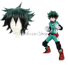 Pelucas de Cosplay Midoriya Izuku