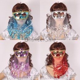 Máscara de Velo Sexy de Decoraciones de Halloween
