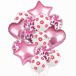 Juego de Globos de Película de Aluminio Decoraciones de Boda