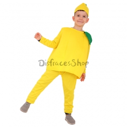 Disfraces de Comida para Niños Cosplay Limón Amarillo