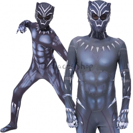 Disfraz Superhéroe Traje de Pantera Negra Cosplay para Halloween