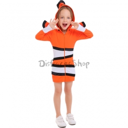 Disfraz de Pez Payaso con Temática Marina de Familia