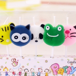 Dibujos Animados Rana Panda Vela Cumpleaños Decoración