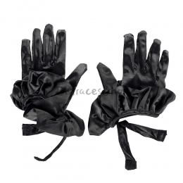 Accesorios de Halloween Elegantes Guantes Negros