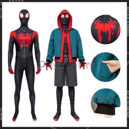Disfraz de Spiderman Abrigo de Miles Morales - Personalizado