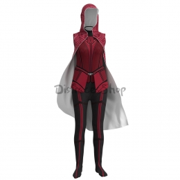 Disfraz Superhéroe Traje de Scarlet Witch Cosplay para Halloween para Mujer