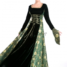 Disfraces Vestido Verde Palacio de Halloween