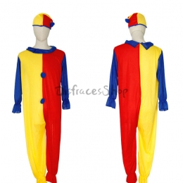 Disfraces de Halloween para Niños Payaso Rojo y Amarillo