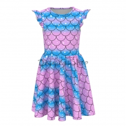 Disfraces Animales para Niña Vestido de Escamas de Pescado