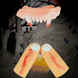 Decoraciones de Halloween Truco o Trato de Dedo Cortado