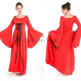 Disfraces de Novia de Palacio Vintage Vestido de Halloween para Mujer