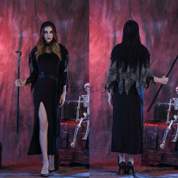 Disfraces Zombie Vestido Negro de Halloween